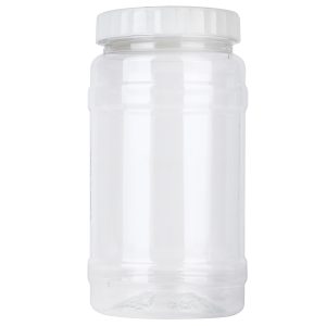 1000 ml Ostern jar with white cap (83mm),174.6mm