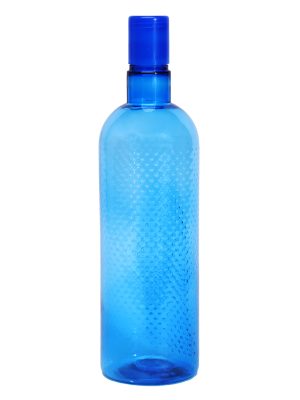 Blue water bottle