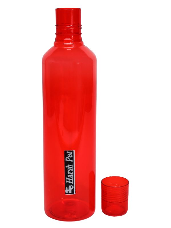 solid red water bottle